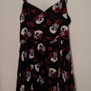 Skull & Floral Dress